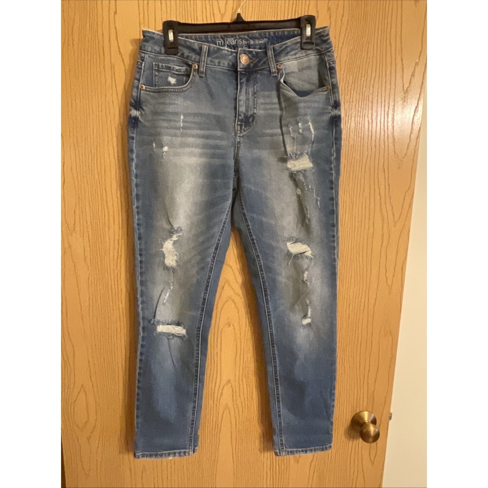 Women's Maurices Jeans Distressed‎ Skinny stretch Size 6